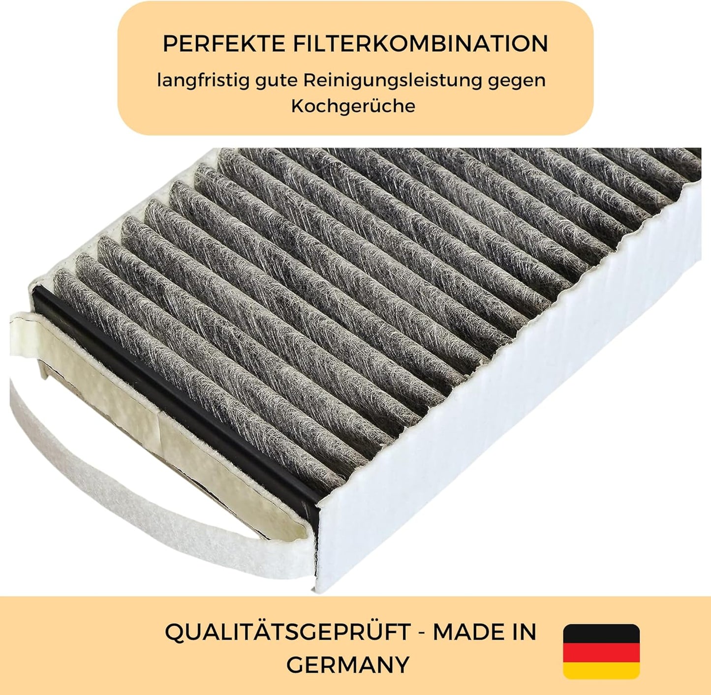 purero®  kompatibler Ersatzfilter für Bora Pure - kompatibel mit PUAKF, Puru, Pure X - Aktivkohlefilter mit Anti-Fisch Beschichtung - Made in Germany