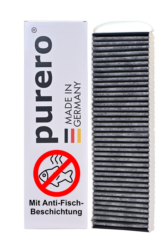 purero®  kompatibler Ersatzfilter für Bora Pure - kompatibel mit PUAKF, Puru, Pure X - Aktivkohlefilter mit Anti-Fisch Beschichtung - Made in Germany
