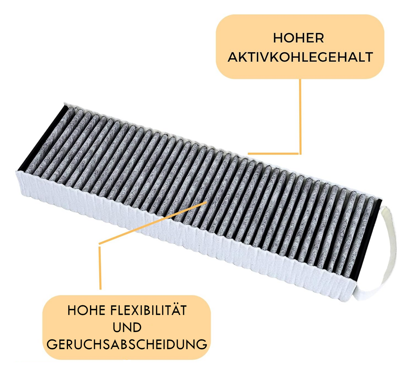 purero®  kompatibler Ersatzfilter für Bora Pure - kompatibel mit PUAKF, Puru, Pure X - Aktivkohlefilter - Made in Germany
