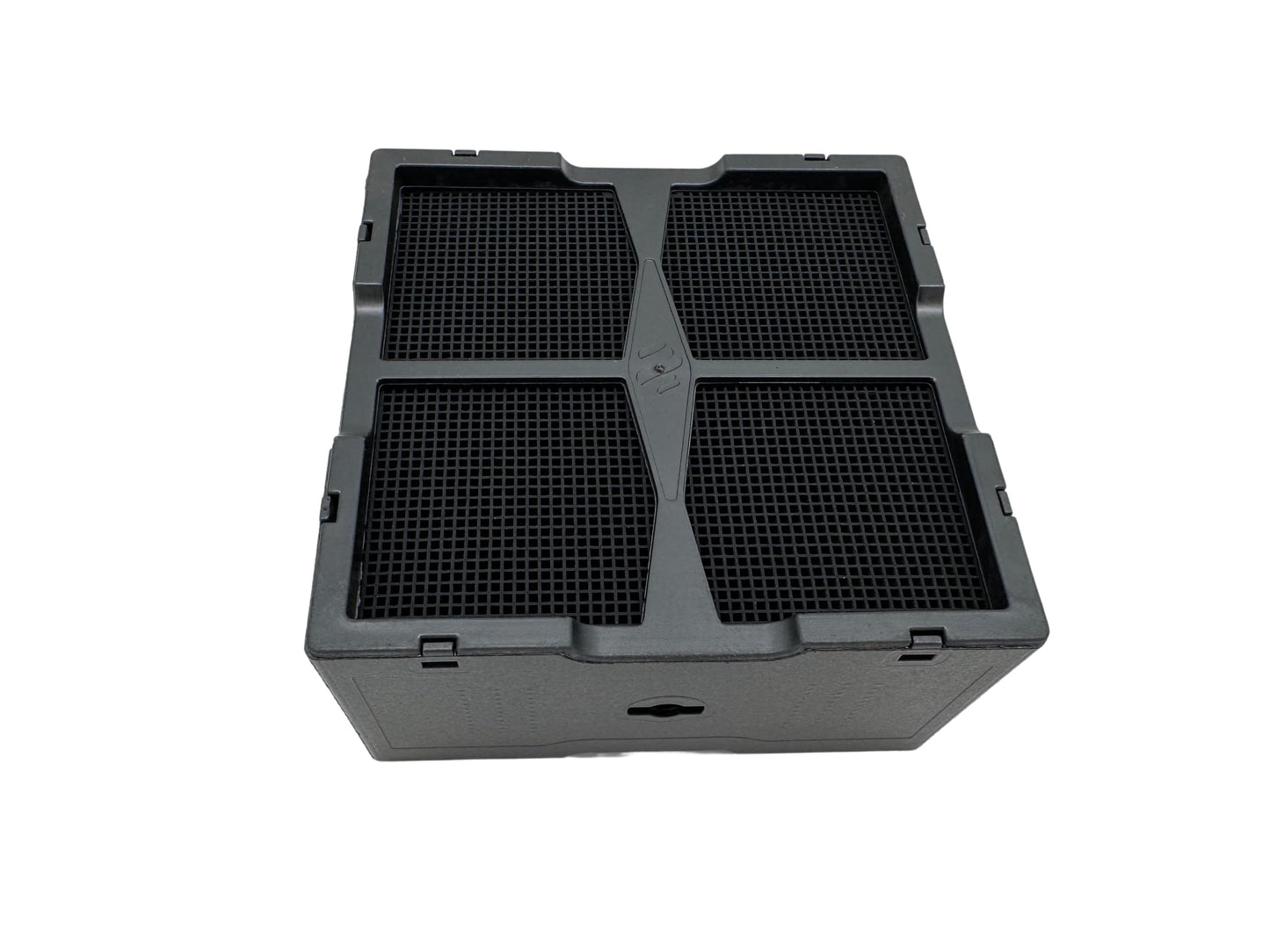 purero® Aktivkohlefilter/Keramikfilter -Ersatz für AEG Kohlefilter 4055499638 (4 St.)- Passend für AEG Induktionskochfeld Modell IDE84241IB / IDE84243IB / IDK84451IB / IDK84453IB - Made in Germany