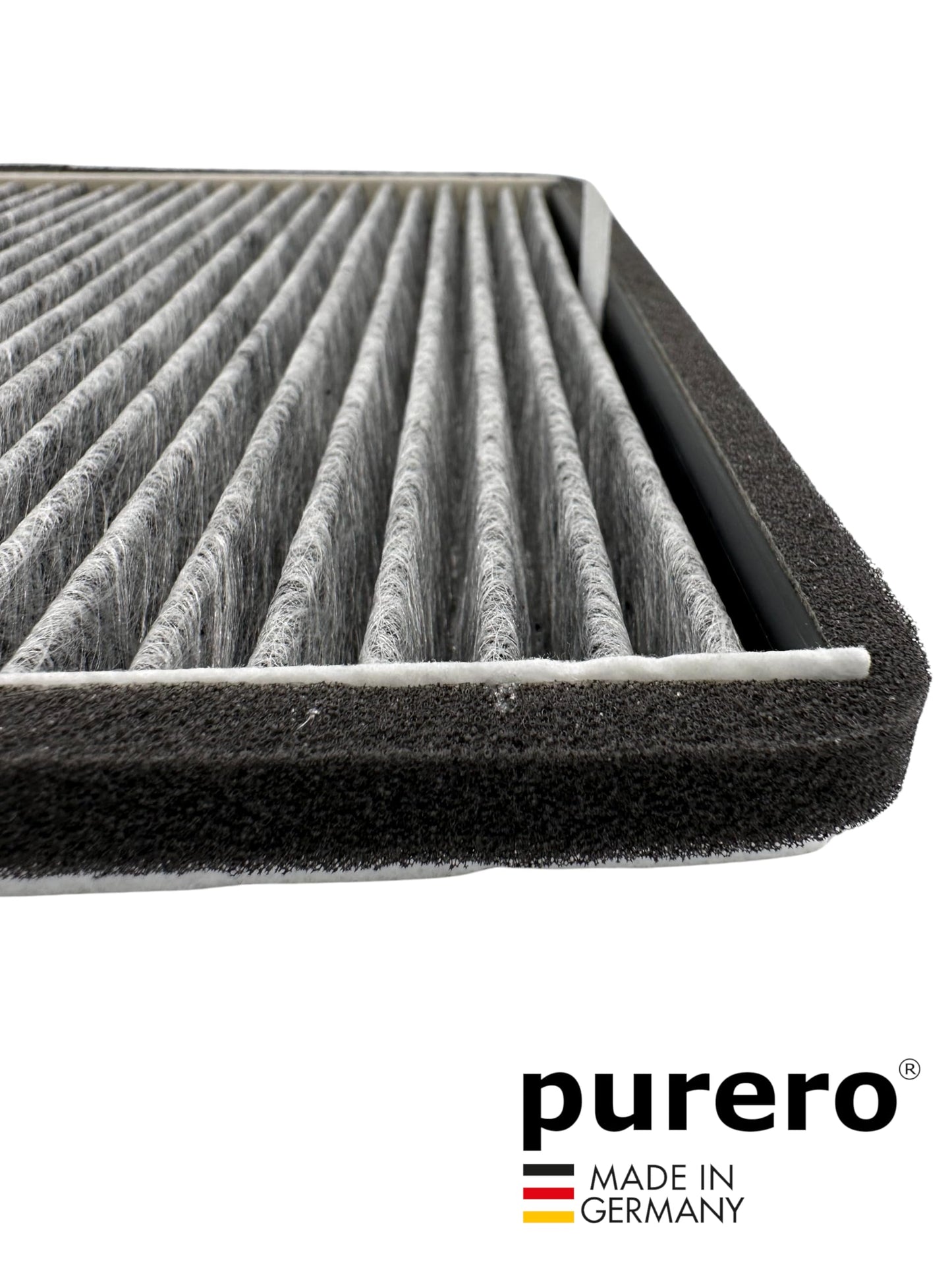 purero® Aktivkohlefilter - Ersatzfilter für Miele DKF 11-P / 11762530, Nachfolgemodell von DKF 11-1 - Optimale Geruchsabscheidung - Made in Germany