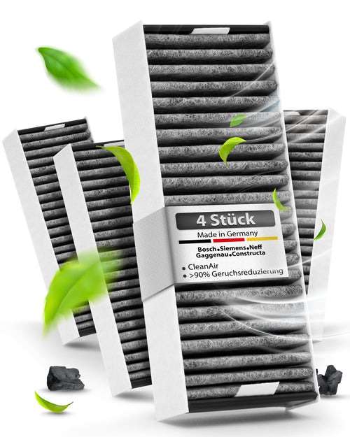 purero Aktivkohlefilter CleanAir, Bosch 17004796, HEZ9VRUD0, HZ9VRCR0