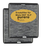 purero Aktivkohlefilter DKF 16-P, Miele 7932320