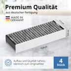 CleanAir Ersatzfilter für Bosch 17004796 / HEZ9VRUD0 / HZ9VRCR0 der Marke purero