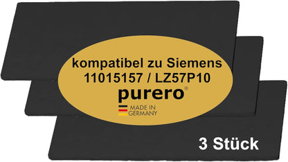 kompatibler Aktivkohle-Filter für Siemens 11015157 / LZ57P10 (3 Stück) – regenerierbarer Long Life Geruchsfilter 443×303×10 mm regenerierbar