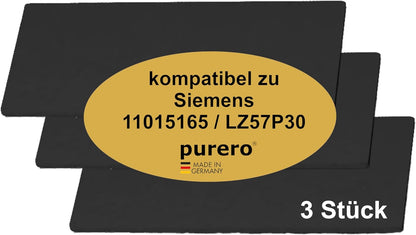 kompatibler Aktivkohle-Filter für Siemens 11015165 / LZ57P30 (3 Stück) – regenerierbarer Long Life Geruchsfilter 373×303×10 mm regenerierbar