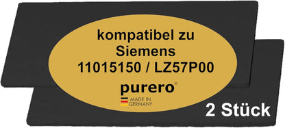 kompatibler Aktivkohle-Filter für Siemens 11015150 / LZ57P00 (2 Stück) – regenerierbarer Long Life Geruchsfilter 443×363×10 mm regenerierbar