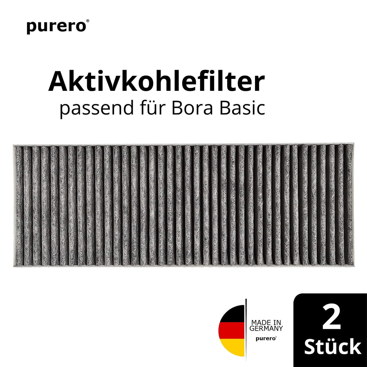 purero Aktivkohlefilter Bora Basic, BIU, BHU, BFIU