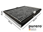 purero Aktivkohlefilter DKF 36-P, Miele 12041550