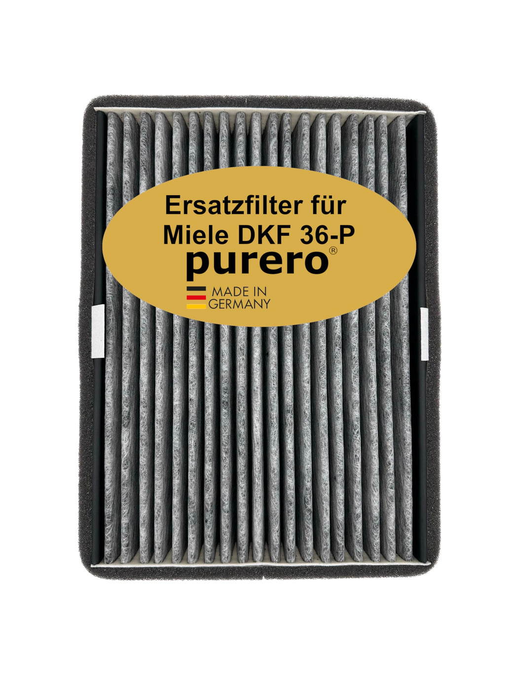 purero Aktivkohlefilter DKF 36-P, Miele 12041550