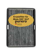 purero Aktivkohlefilter DKF 36-P, Miele 12041550