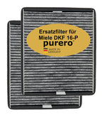 purero Aktivkohlefilter DKF 16-P, Miele 7932320