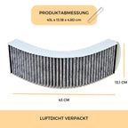 purero®  kompatibler Ersatzfilter für Bora Pure - kompatibel mit PUAKF, Puru, Pure X - Aktivkohlefilter - Made in Germany