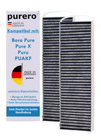 purero®  kompatibler Ersatzfilter für Bora Pure - kompatibel mit PUAKF, Puru, Pure X - Aktivkohlefilter - Made in Germany