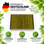 purero® Aktivkohlefilter - Ersatzfilter für Bosch 11017314/11033934 / LZ31XXB16 / DSZ5201 - Made in Germany