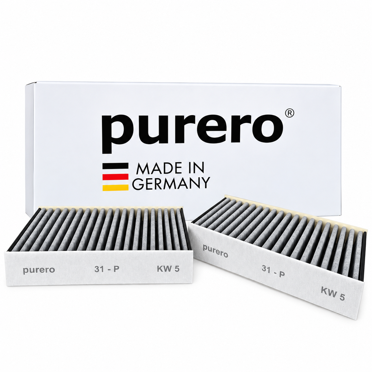 Ersatzfilter für Dunstabzugshauben von Miele Typ Active Air Clean Filter DKF 31-P der Marke purero