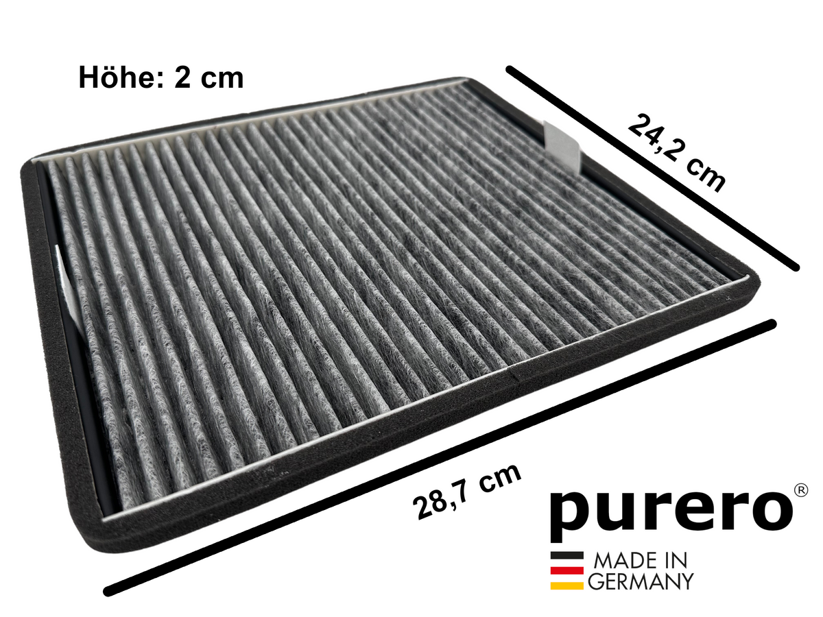 purero Aktivkohlefilter DKF 12-P, Miele DKF 16-P, DKF 17-P