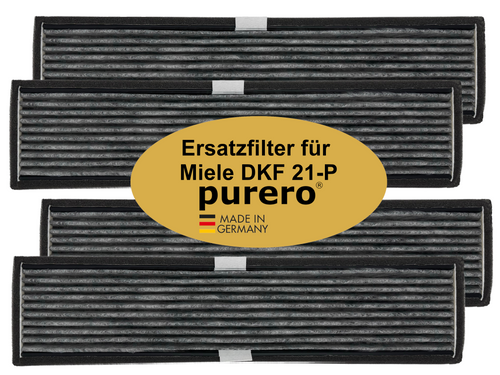 purero Aktivkohlefilter DKF 21-P, Miele Dunstabzugshauben