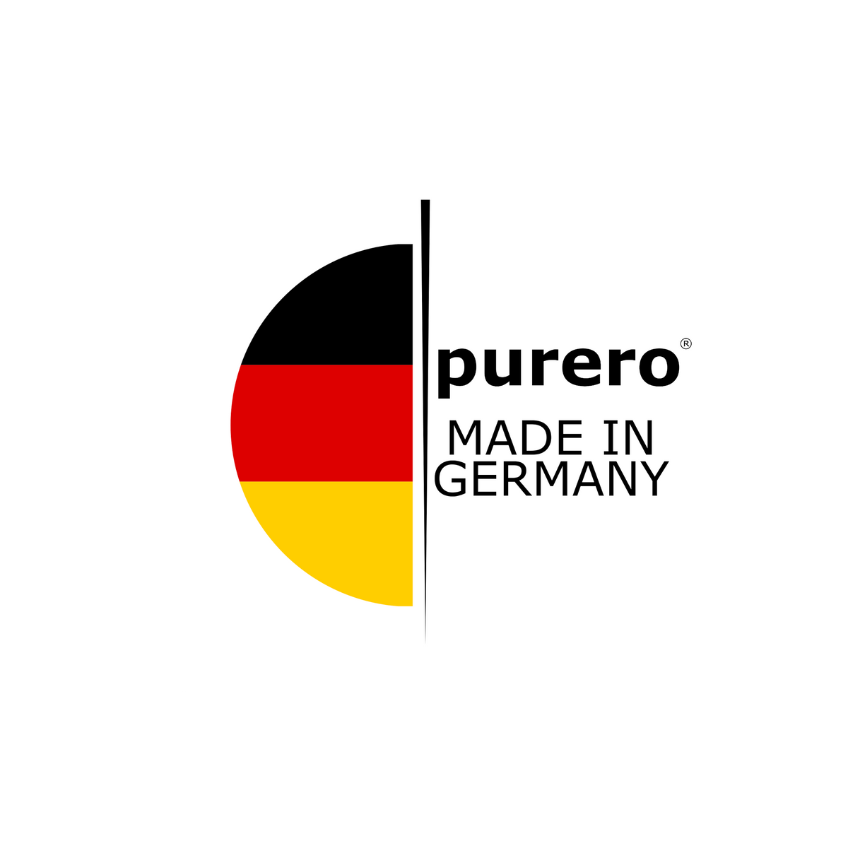 Logo purero Made in Germany Aktivkohlefilter Aktivkohle Pellets Miele Siemens Bosch Neff Gaggenau Bora