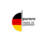 Logo purero Made in Germany Aktivkohlefilter Aktivkohle Pellets Miele Siemens Bosch Neff Gaggenau Bora