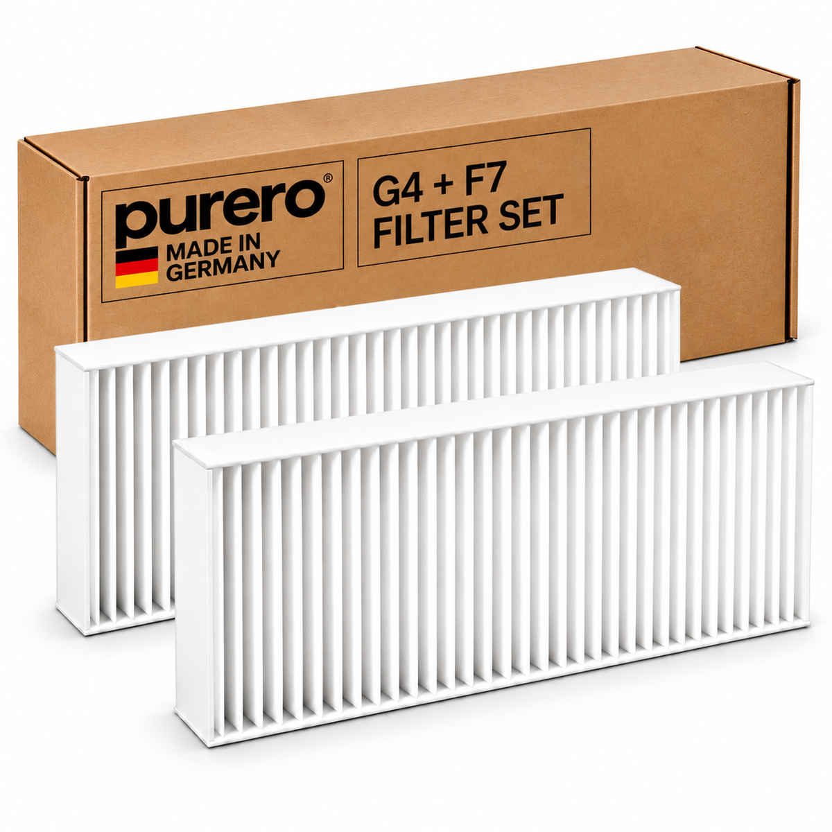 purero KWL-Filter 2er Set G4+F7, Vaillant Recovair 260, 360