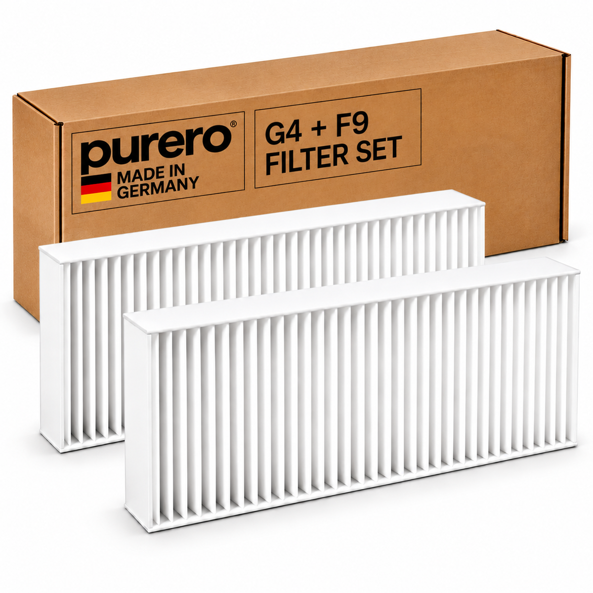 purero KWL-Filter 2er Set G4+F9, Vaillant Recovair 260, 360