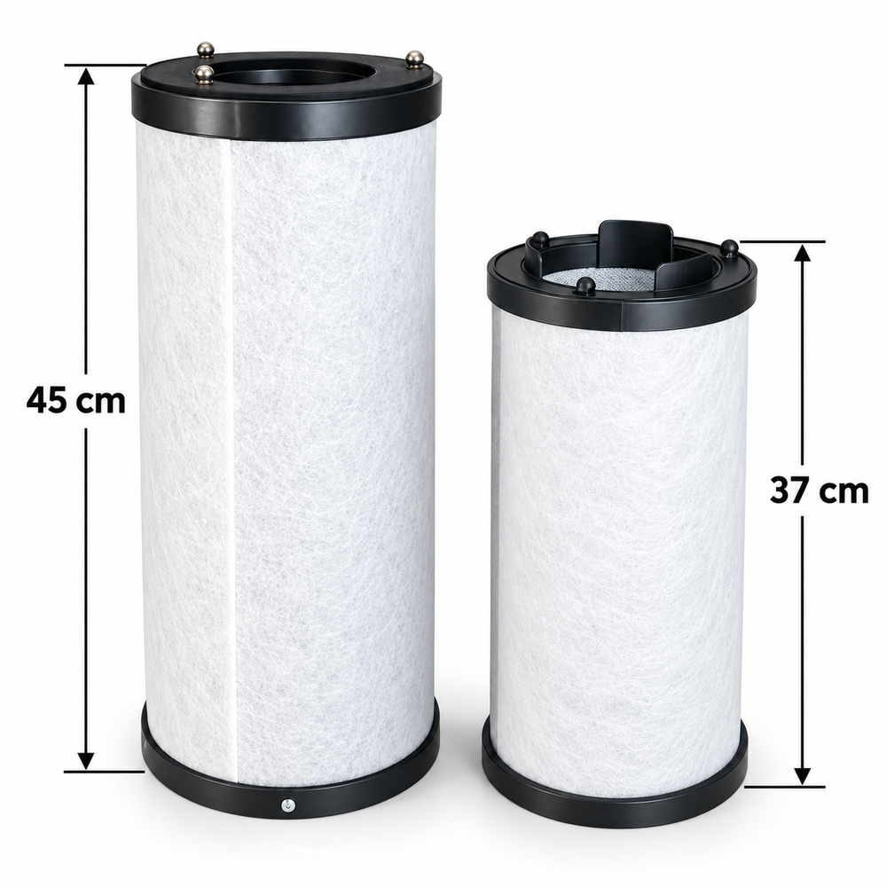 purero® Aktivkohlefilterset kompatibel zu Bora ULB3-AS Luftreinigungsbox - passend für Bora Professional ULB3X, ULB3 und UUE3 (Copy)