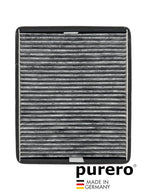 purero® Aktivkohlefilter - Ersatzfilter für Miele DKF 11-P / 11762530, Nachfolgemodell von DKF 11-1 - Optimale Geruchsabscheidung - Made in Germany